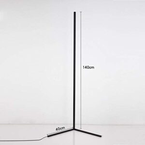 Ylight LED Floor Lamp Modern Dimmer Warm White Light Remote Control Standing Reading Lamp for Office Study Bedroom New Dropship,Black
