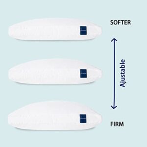 ACCURATEX King Size Hybrid Memory Foam Pillows Set of 2 with Super Soft Down Alternative Comforter King Size