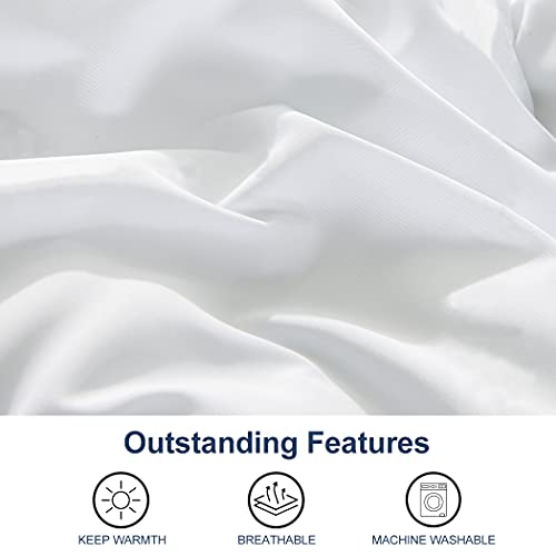 ACCURATEX King Size Hybrid Memory Foam Pillows Set of 2 with Super Soft Down Alternative Comforter King Size