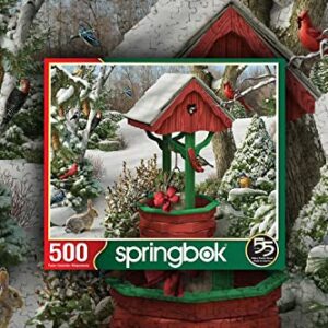 Springbok 500 Piece Jigsaw Puzzle Winter's Wish - Made in USA