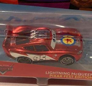 Disney Cars Pixar Fest Edition Lightning McQueen 1:55 Scale Diecast