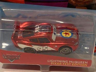 Disney Cars Pixar Fest Edition Lightning McQueen 1:55 Scale Diecast