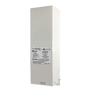 Luminii PSD-48-24 Weatherproof Dimming LED Power Supply, 48VA, 2A, 24VDC