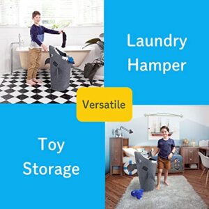 Cute Laundry Basket Kids Laundry Basket Baby Hamper Nursery Hampers bedroom Dirty clothes hamper Toy Storage baskets Boy girls baby Shark Decor for Boys Room furniture Girl Bathroom toddler Toy Box