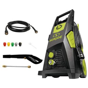 Sun Joe SPX3500 2300 Max Psi 1.48 Gpm Brushless Induction Electric Pressure Washer, w/Brass Hose Connector & SPX-HDC1G House and Deck All-Purpose Pressure Washer Rated Concentrated Cleaner, 1-Gallon