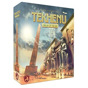 board and dice tekhenu: obelisk of the sun - strategy ancient board game, ages 14+, 1-4 players, 60-120 mins, multicoloured