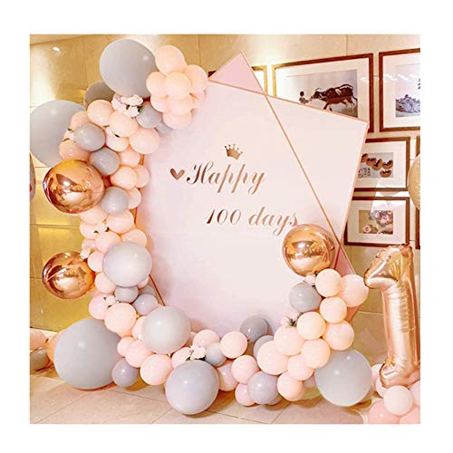 Pastel Peach Balloons 50 Pcs 12 inch Latex Party Balloons for Wedding Engagement Birthday Baby Shower Party Decoration