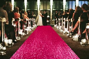 aisle runners for weddings hot pink 2ftx15ft sequin aisle runner fuchsia bridal aisle runner 15ft carpet runner outdoor aisle runner for wedding ceremony