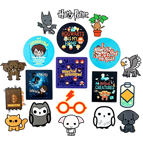 Conquest Journals Harry Potter Chibi Vinyl Stickers, Set of 60 Unique Stickers Including 5 Holograms, Waterproof and UV Resistant, Great for All Your Gadgets, Potterfy All The Things