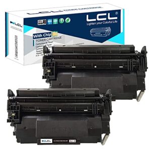 lcl compatible toner cartridge without chip replacement for hp 58a 58x cf258a cf258x 10000 pages laserjet pro m304 m304a m404d m404n m404dn m404dw mfp m428fdw m428fdn m428dw (2-pack black)