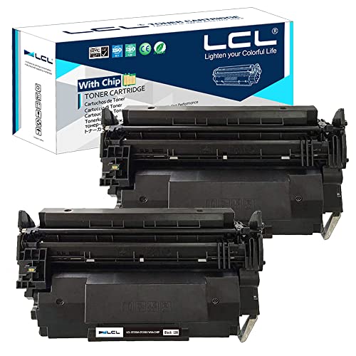 LCL Compatible Toner Cartridge Without Chip Replacement for HP 58A 58X CF258A CF258X 10000 Pages Laserjet Pro M304 M304a M404d M404n M404dn M404dw MFP M428fdw M428fdn M428dw (2-Pack Black)