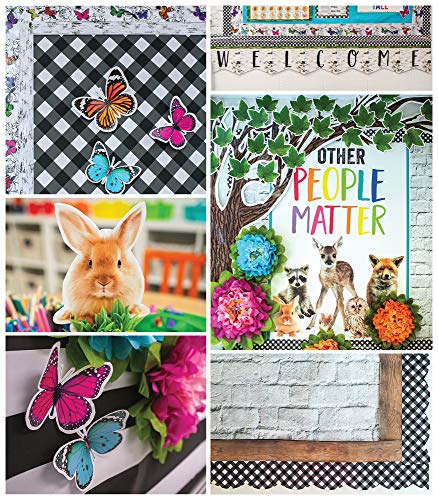 Schoolgirl Style Woodland Whimsy Collection—Bulletin Boards, Bulletin Board Borders, Inspirational Posters, Cutouts, Nameplates, Homeschool or Classroom Décor (374 pc)