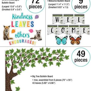 Schoolgirl Style Woodland Whimsy Collection—Bulletin Boards, Bulletin Board Borders, Inspirational Posters, Cutouts, Nameplates, Homeschool or Classroom Décor (374 pc)