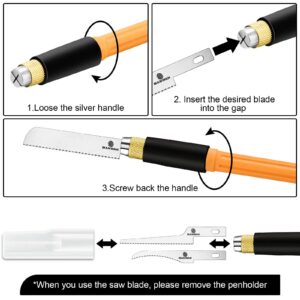 Roadiress Hobby Razor Set with Only Three Saw-Blades for DIY Cutting Handheld Saw Model Tool Multifunction Craft Blades