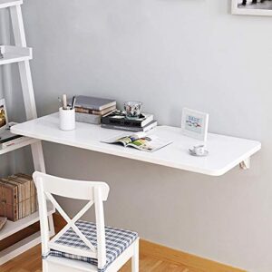 wall-mounted folding computer desk,household kitchen desk,simple dining table,office desk,study desk, 22 sizes,with wire holes,40 * 30cm/15.5 * 12in