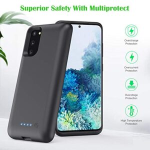 Feob Battery Case for Galaxy S20[6.2 inch], 7500mAh Rechargeable Portable Charger Case Extended Battery Pack for Samsung Galaxy S20 (Not for S20 Plus,S20+,S20 Utral,S20FE)