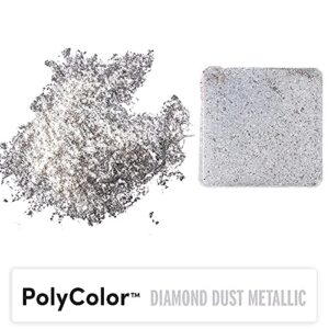 Diamond Dust Metallic Powder (PolyColor) - Mica Powder for Epoxy Resin Kits, Casting Resin, Tumblers, Jewelry, Dyes, and Arts and Crafts! Color Pigment Powder Creates Fast & Easy Metallic Effects!