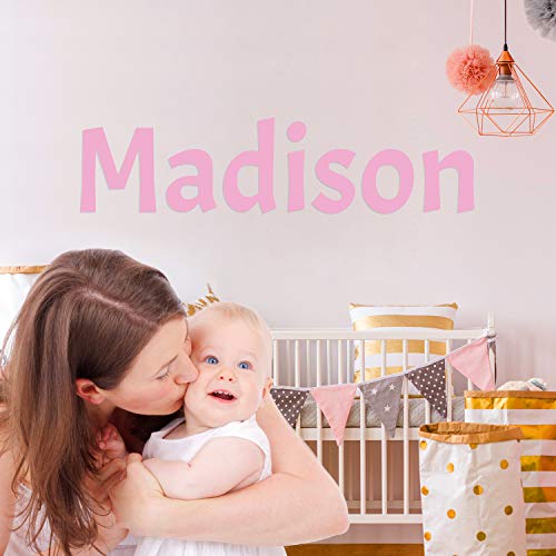 Multiple Font Custom Name Nursery Wall Decal - Mural Wall Decal Sticker for Home Children's Bedroom (AM002)