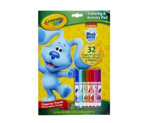 crayola blues clues color & activity, 32 coloring pages, gift