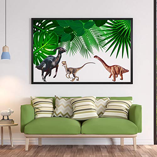 18 Pieces Dinosaurs Wall Stickers Dinosaur Wall Decals Removable Wall Stickers for Classroom Kids Bedroom Bathroom Nursery Home Decoration