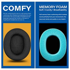Arctis Ear Cushions - Compatible with Arctis 7/5/3, Arctis Pro, Arctis 9X Wireless Headphones I Memory Foam Earpads I Black