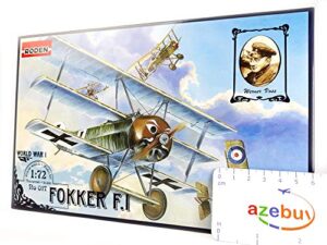 fokker f.i german fighter aircraft wwi 1/72 scale plastic model kit roden 017