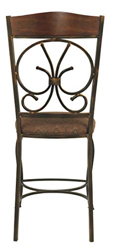 Signature Design by Ashley Glambrey Dining Room Table, Brown & Glambrey Counter Height Bar Stool, Brown