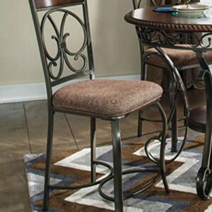 Signature Design by Ashley Glambrey Dining Room Table, Brown & Glambrey Counter Height Bar Stool, Brown