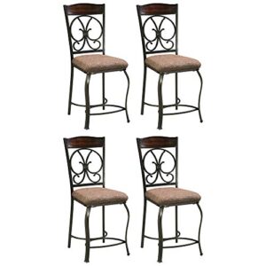 Signature Design by Ashley Glambrey Dining Room Table, Brown & Glambrey Counter Height Bar Stool, Brown