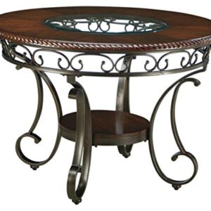 Signature Design by Ashley Glambrey Dining Room Table, Brown & Glambrey Counter Height Bar Stool, Brown