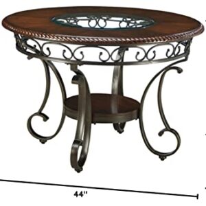 Signature Design by Ashley Glambrey Dining Room Table, Brown & Glambrey Counter Height Bar Stool, Brown