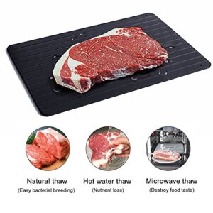 Defrosting Tray | Thawing Plate for Frozen Meat | Extra Large Meat Defroster Tray | No Electricity | Meat Thawing Board | Thawing Tray