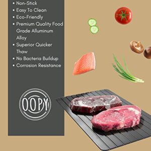 Defrosting Tray | Thawing Plate for Frozen Meat | Extra Large Meat Defroster Tray | No Electricity | Meat Thawing Board | Thawing Tray