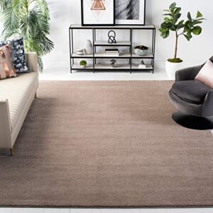 safavieh plain and solid collection 5'5" x 7'7" taupe pns320 non-shedding living room bedroom dining home office area rug