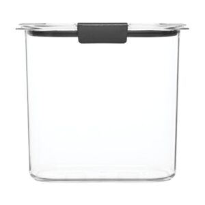 Rubbermaid Container, BPA-Free Plastic, Brilliance Pantry Airtight Food Storage, Brown Sugar (7.8 Cup) & Container, BPA-Free Plastic, Clear Brilliance Pantry Airtight Food Storage, Open Stock, 12 Cup