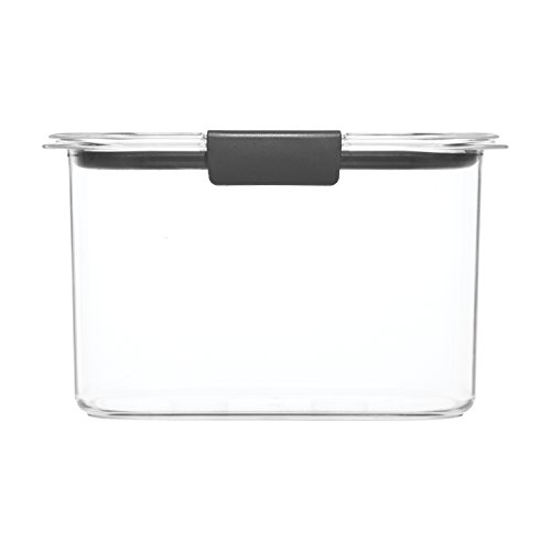 Rubbermaid Container, BPA-Free Plastic, Brilliance Pantry Airtight Food Storage, Brown Sugar (7.8 Cup) & Container, BPA-Free Plastic, Clear Brilliance Pantry Airtight Food Storage, Open Stock, 12 Cup