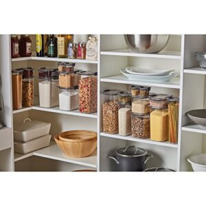 Rubbermaid Container, BPA-Free Plastic, Brilliance Pantry Airtight Food Storage, Brown Sugar (7.8 Cup) & Container, BPA-Free Plastic, Clear Brilliance Pantry Airtight Food Storage, Open Stock, 12 Cup