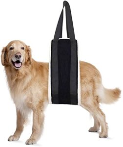 20-150lb dog sling for large dogs hind leg support,hevy duty dog lift harness for large dogs,dog hip harness large breed,dog support sling,dog lifter to help lift rear for senior/injured/old dog