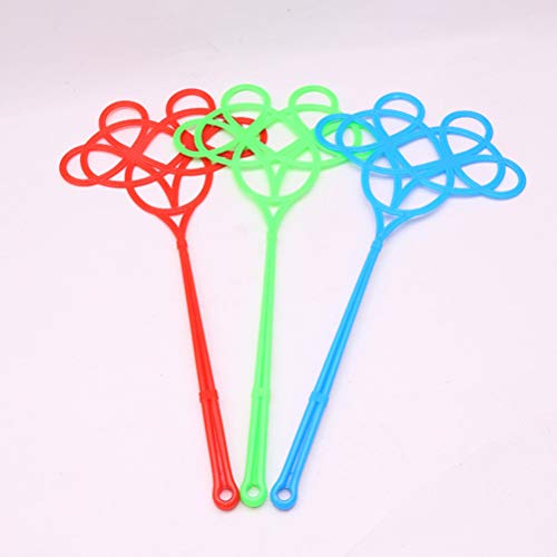 BESPORTBLE 2pcs Carpet and Rug Beater Plastic Dust Beater Quilt Dust Cleaning Tool with Long Handle for Home Hotel (Random Color)