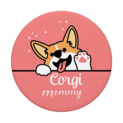 Corgi Lover Gifts For Women Corgi Mom PopSockets Grip and Stand for Phones and Tablets