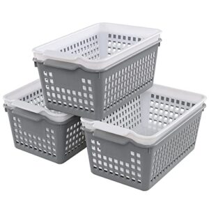 vcansay small plastic storage basket, 6 packs