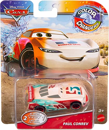 Pixar Disney Cars 1:55 Scale Color Changers Paul Conrev