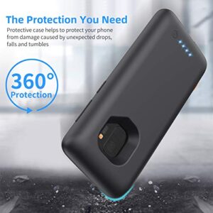 Trswyop Battery Case for Samsung Galaxy S9,[6000mAh] Portable Charging Case External Battery Pack for Samsung Galaxy S9 Rechargeable Charger Case Backup Power Bank(5.8 inch) Black