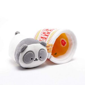 Anirollz x Nissin Cupnoodle Pandaroll 6" Blanket Plush Soft Squishy Stuffed Animal Panda