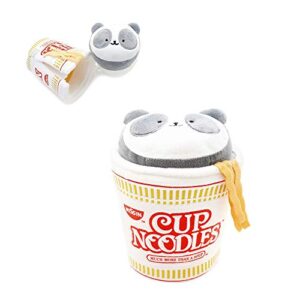 Anirollz x Nissin Cupnoodle Pandaroll 6" Blanket Plush Soft Squishy Stuffed Animal Panda