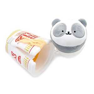 Anirollz x Nissin Cupnoodle Pandaroll 6" Blanket Plush Soft Squishy Stuffed Animal Panda