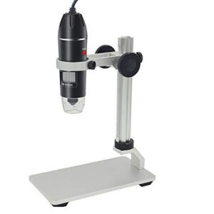 bysameyee usb microscope with liftable upgraded metal stand & portable carrying case, digital microscope endoscope camera compatible with windows mac android phones
