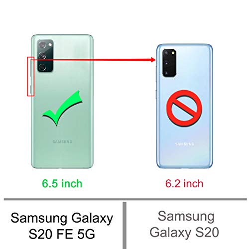 Osophter for Galaxy S20 FE 5G Case Clear Transparent Reinforced Corners TPU Shock-Absorption Flexible Cell Phone Cover for Samsung Galaxy S20 FE 5G(Clear)