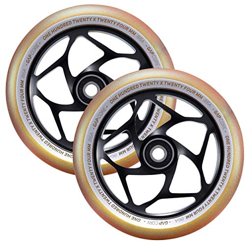 ENVY Scooters 120mm GAP Core Wheels- Black/Gold