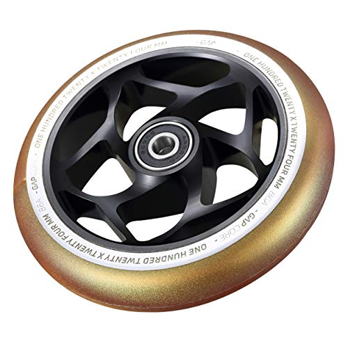 ENVY Scooters 120mm GAP Core Wheels- Black/Gold